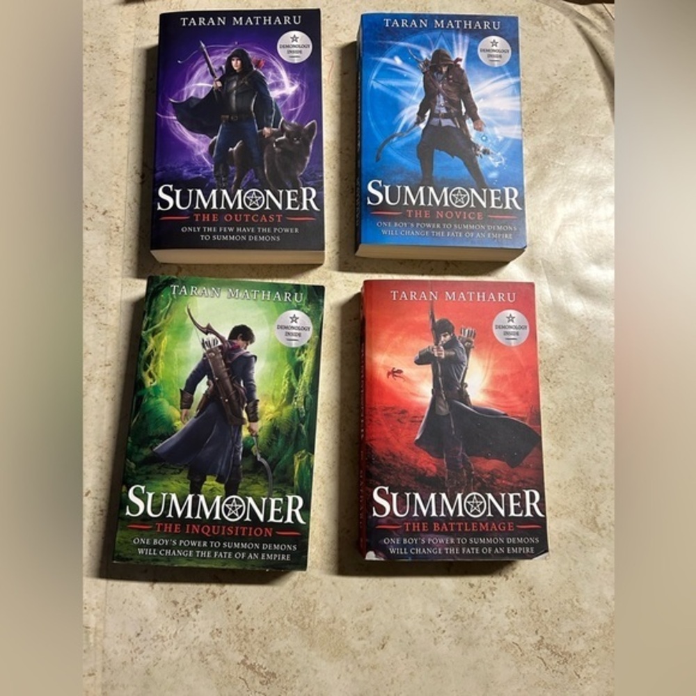 Summoner Book Series by Taran Matharu -prequel and 1-3
